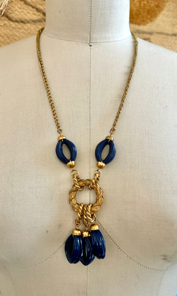 1970s MIRIAM HASKELL VINTAGE Chunky Gold Necklace