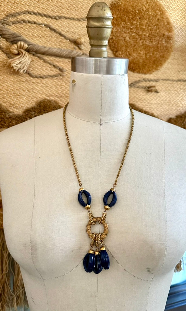 1970s MIRIAM HASKELL VINTAGE Chunky Gold Necklace