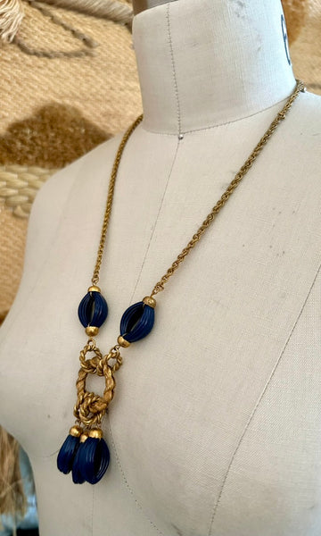 1970s MIRIAM HASKELL VINTAGE Chunky Gold Necklace