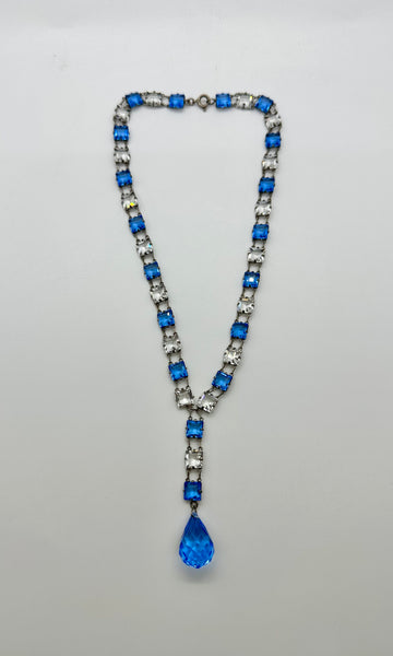 ART DECO ERA Vintage 20s Crystal Necklace