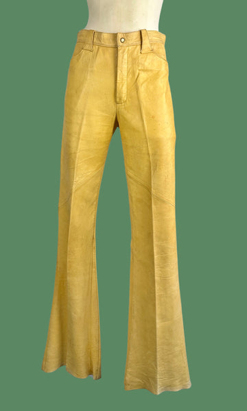 SANTA FE LEATHER Co 70s Western Deerskin Jacket & Pants • Mens Small