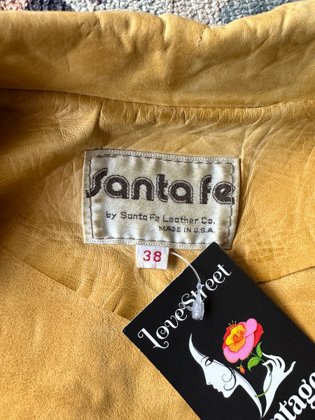 SANTA FE LEATHER Co 70s Western Deerskin Jacket & Pants • Mens Small