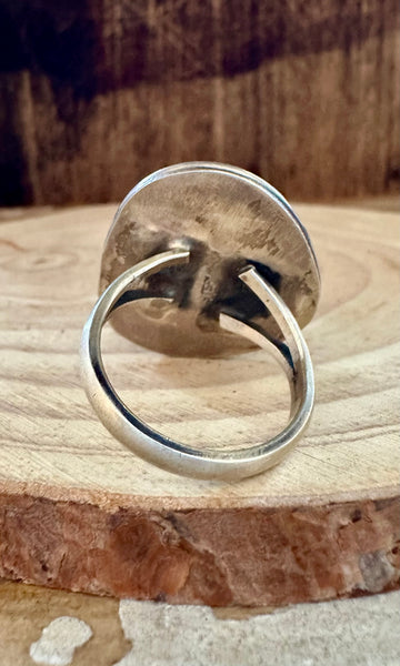 SCOTT SKEETS Chunky Sterling Silver Mens Ring • Size 10