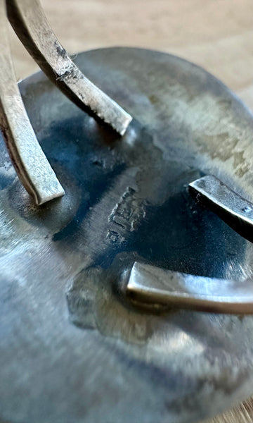 SCOTT SKEETS Chunky Sterling Silver Mens Ring • Size 10