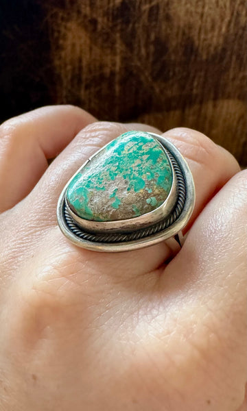 SCOTT SKEETS Chunky Sterling Silver Mens Ring • Size 10