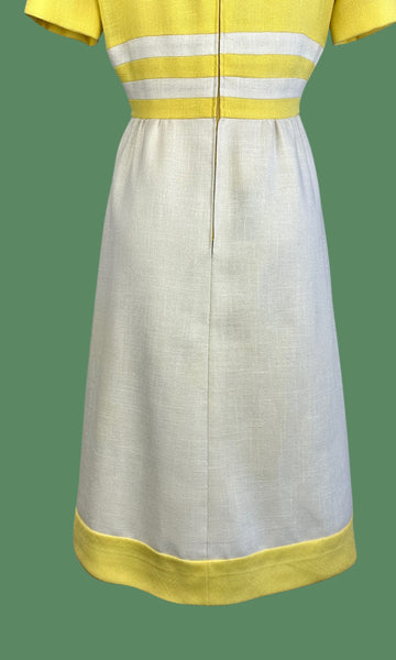 SHANNON RODGERS for Jerry Silverman 60s Colorblock Day Dress • Medium