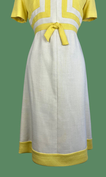 SHANNON RODGERS for Jerry Silverman 60s Colorblock Day Dress • Medium