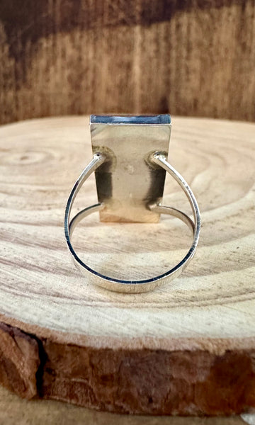 SHADOWBOXING Sterling Silver & Turquoise Ring • Multiple Sizes