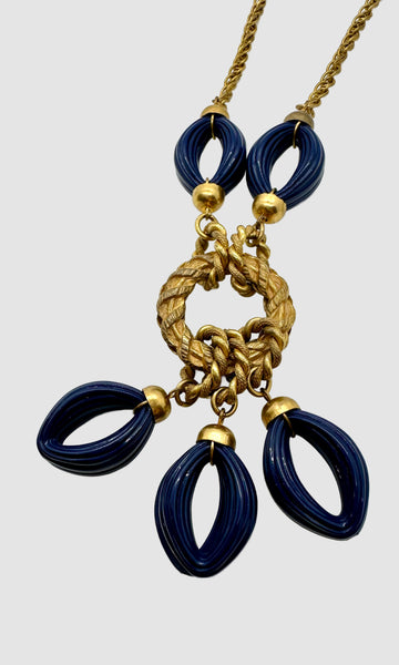1970s MIRIAM HASKELL VINTAGE Chunky Gold Necklace