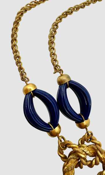 1970s MIRIAM HASKELL VINTAGE Chunky Gold Necklace