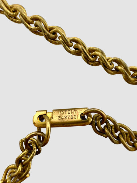 1970s MIRIAM HASKELL VINTAGE Chunky Gold Necklace