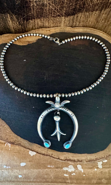 TURQUOISE NAJA Choker Necklace Pendant