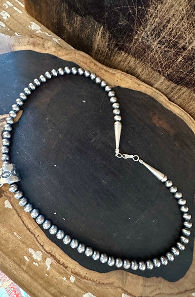 SILVER TURQUOISE HORSEBEND Necklace Pendant