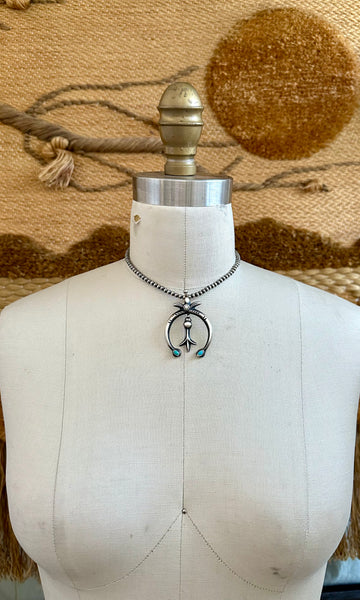 TURQUOISE NAJA Choker Necklace Pendant