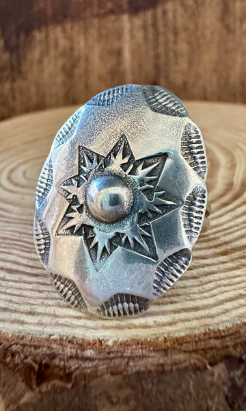 BUFFALO DANCER Sterling Silver Ring • Size 7.5