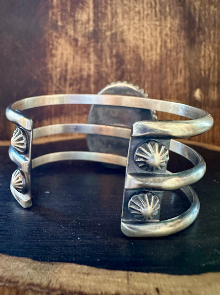 LOVED BY YOU Chimney Butte Turquoise & Sterling Silver Cuff • 60g
