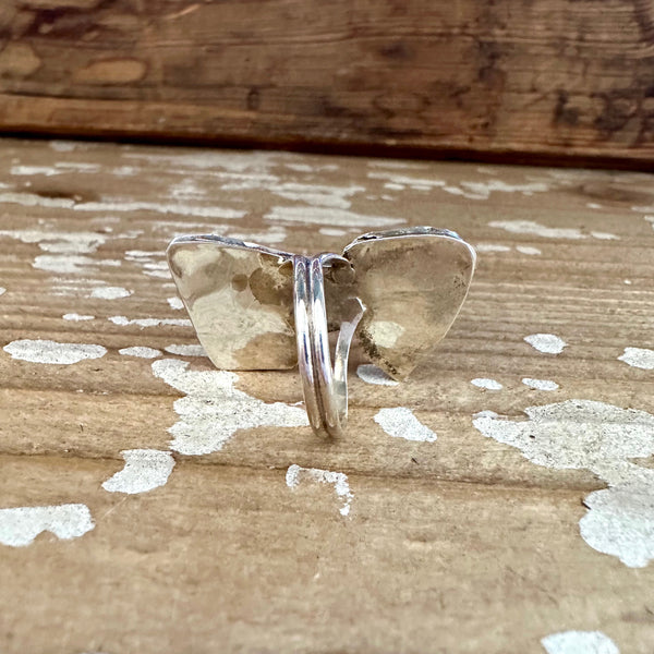 SNOOPY Zuni Toons Inlay Silver Ring • Size 9.5