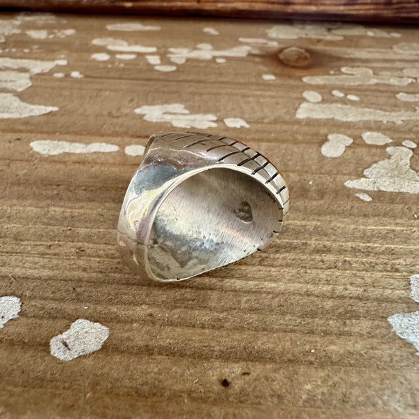 RAY JACK Navajo Handmade Ring Mens w/ Sterling Silver Tiger's Eye • Various Sizes
