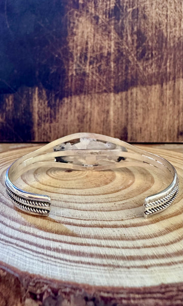 PINK CONCH Shell Queen Sterling Silver Cuff