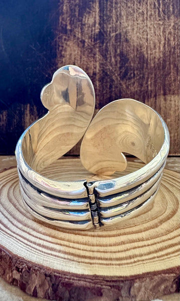 MEXICAN NAVA Sterling Silver Bracelet • 86g