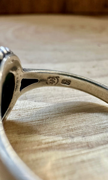 TURQUOISE WONDER Sterling Silver Ring • Size 8 1/2