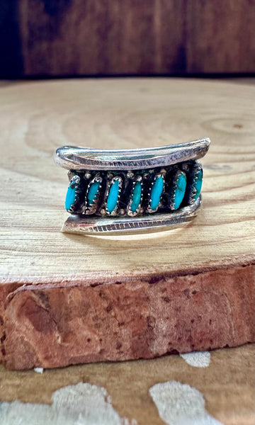 TURQUOISE CHICLE Sterling Silver Ring • Size 6 1/4