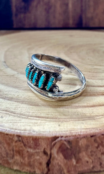 TURQUOISE CHICLE Sterling Silver Ring • Size 6 1/4
