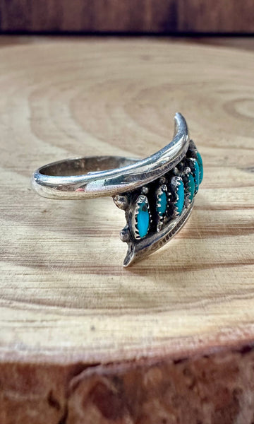 TURQUOISE CHICLE Sterling Silver Ring • Size 6 1/4