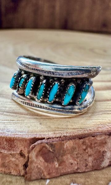 TURQUOISE CHICLE Sterling Silver Ring • Size 6 1/4