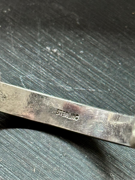 TRAVELING BEARS Sterling Silver Native Made Stamped Cuff