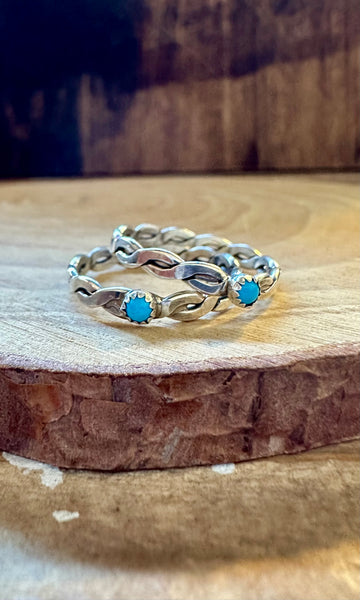 TURQUOISE STACKER RINGS • Multiple Sizes