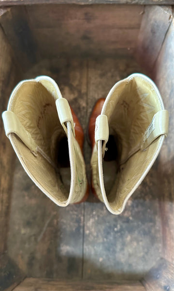 RALPH LAUREN 1980s Leather Western Boots • Womens 7.5C