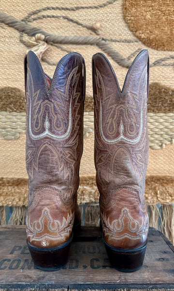 LUCCHESE Texas Leather Western Boots • Womens 10