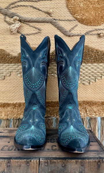 OLD GRINGO PEACOCK Leather Western Boots • Womens 10 / Mens 8