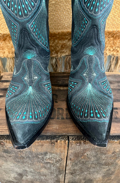 OLD GRINGO PEACOCK Leather Western Boots • Womens 10 / Mens 8