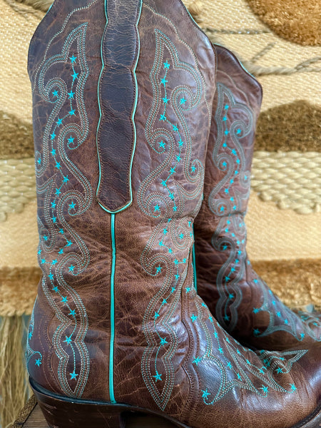OLD GRINGO STARS Leather Western Boots • Womens 10