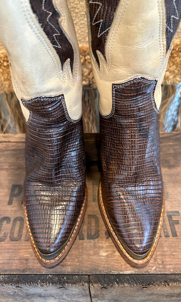 ZODIAC Vintage 80s Cowgirl Boots • Womens size 6.5 M