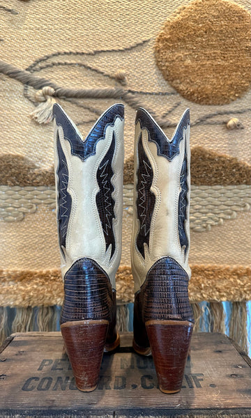 ZODIAC Vintage 80s Cowgirl Boots • Womens size 6.5 M