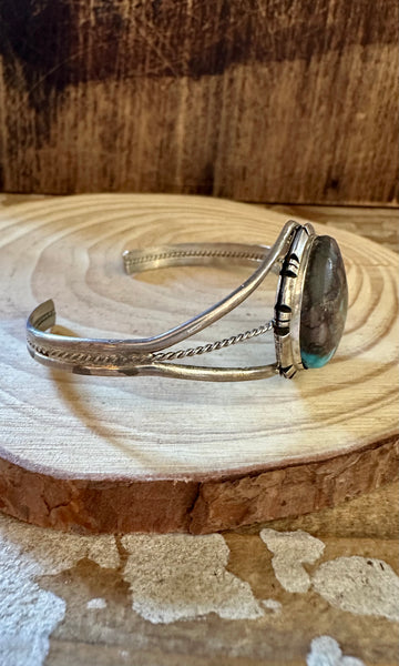 CALVIN SPENCER Blue Ridge Turquoise Cuff • 14g