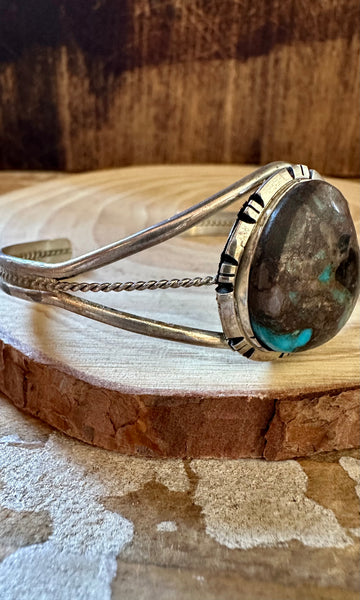 CALVIN SPENCER Blue Ridge Turquoise Cuff • 14g