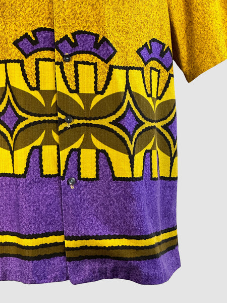 SEARS HAWAII 60s TIki Hawaiian Shirt • X Large