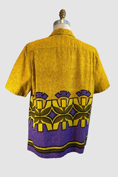 SEARS HAWAII 60s TIki Hawaiian Shirt • X Large