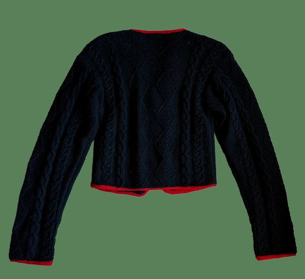 RALPH LAUREN Polo Vintage Wool 80s/90s Knit Cardigan • Small