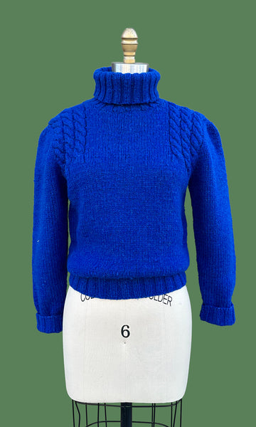 RALPH LAUREN Polo Vintage 80s/90s Cable Knit Sweater • Medium
