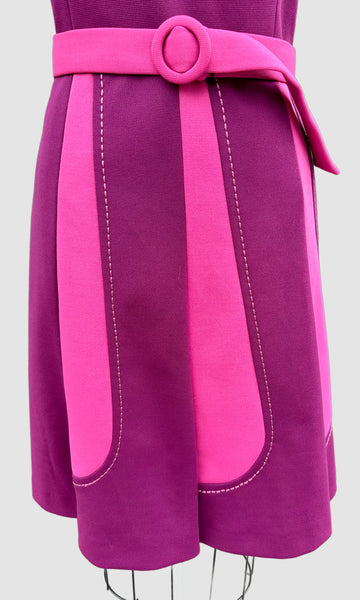 DIOLEN LOFT 70s Vintage Mod Dress • Large