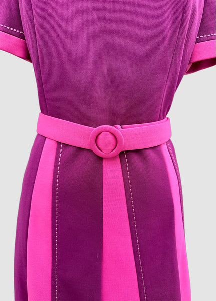 DIOLEN LOFT 70s Vintage Mod Dress • Large