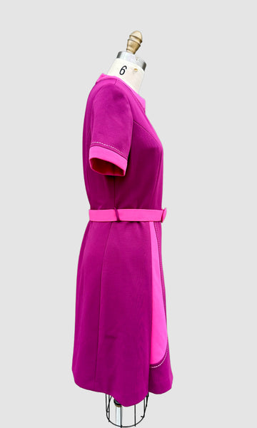 DIOLEN LOFT 70s Vintage Mod Dress • Large