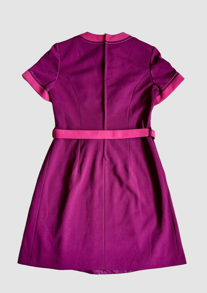 DIOLEN LOFT 70s Vintage Mod Dress • Large