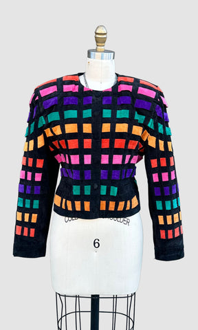 DINO'Z DISCO Vintage 80s/90s Leather Jacket • Small