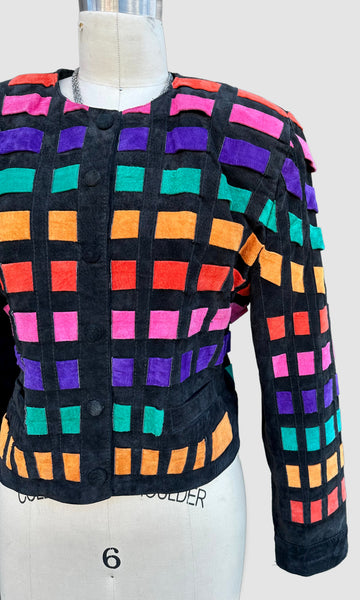 DINO'Z DISCO Vintage 80s/90s Leather Jacket • Small